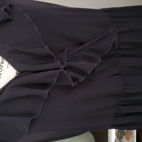 NY Collection ruffled black maxi dress - Picture 3 of 11